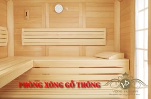 Giá gỗ thông làm phòng xông hơi 2